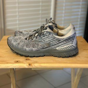 Brooks Men's Adrenaline GTS 19 Grey/White/Ebony 13 D US
